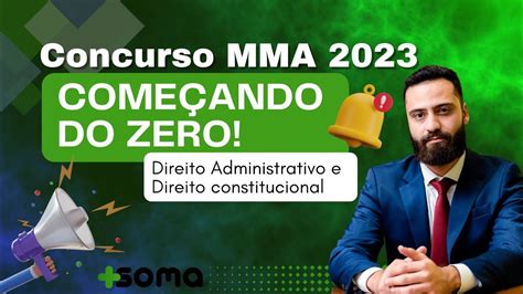 P S Edital Concurso Mma Come Ando Do Zero Direito