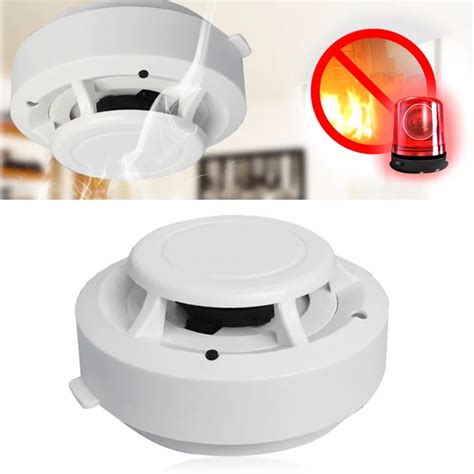 Standalone Photoelectric Smoke Detector Fire Alarm Sensor Sound Flash ...