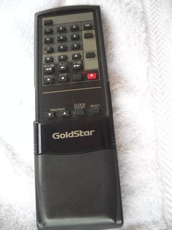 Goldstar VCR /TV REMOTE CONTROL-Model 5970011 VANTAGE - electronics ...