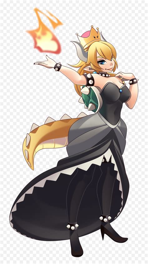 Rudragon Bowsette Render Deviantart Pngbowsette Png Free