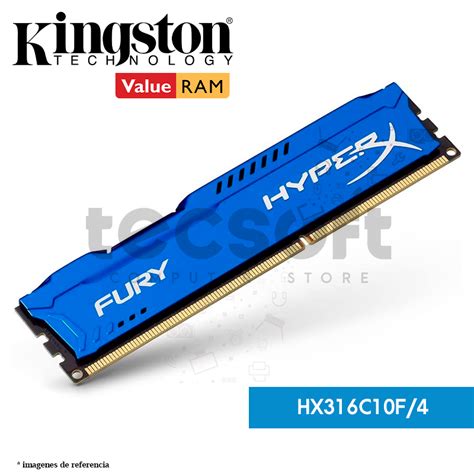 Memoria Ram Gb Mhz Ddr Cl Dimm Hyperx Fury Blue Hx C F