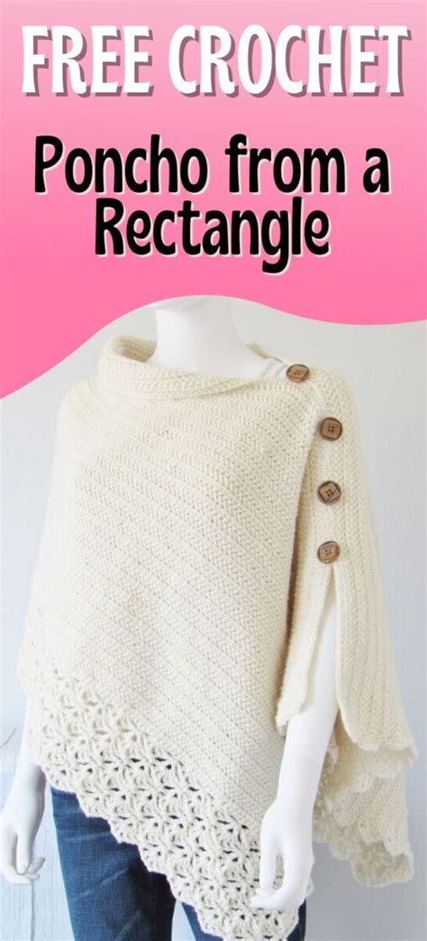 Free Crochet Poncho Pattern Beginner Level Crochet Dreamz