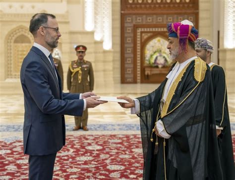 Hm Receives Ambassadors Credentials Oman Observer