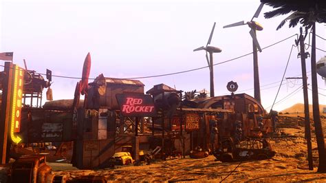 Red Rocket Desert Oasis Settlement Blueprint At Fallout 4 Nexus Mods