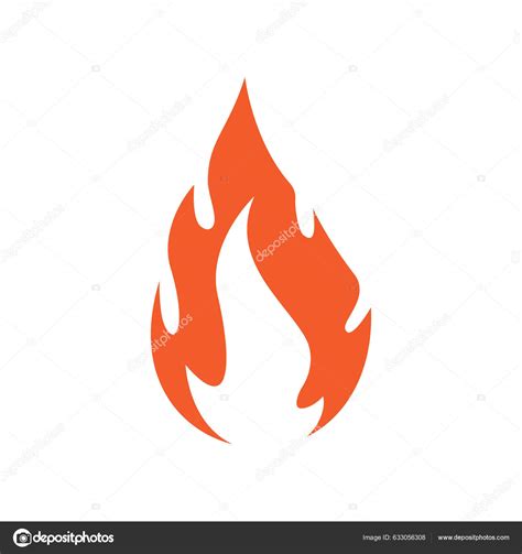 Fire Flame Logo Vector Oil Gas Energy Logo Concept Stock Vector By ©heartlive 633056308