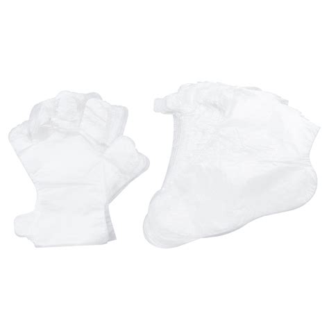 Pcs Disposable Plastic Gloves One Off Foot Cover Long Cylinder