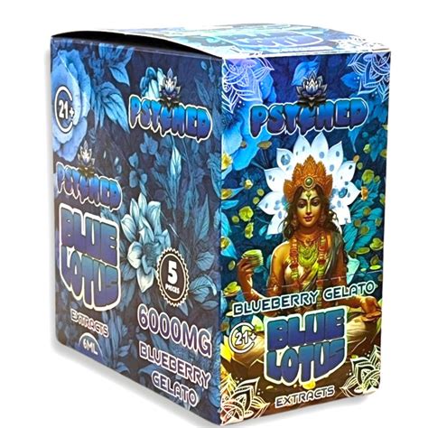 Psyched Blue Lotus Extract 6000mg Disposable Unit Single Tenvape