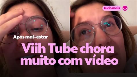 Vídeo Após mal estar Viih Tube passa noite sem sustos e chora muito