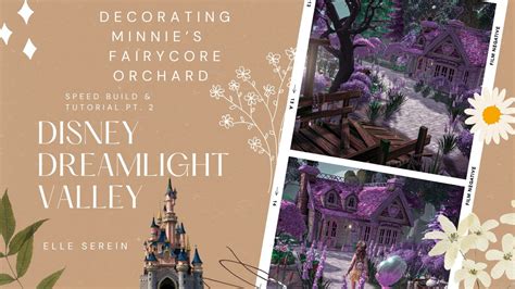 Minnies Fairycore Orchard In Disney Dreamlight Valley Speed Build