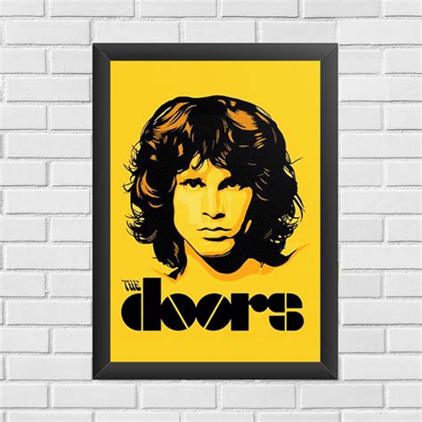 Quadro Decorativo A The Doors Rock Roll Elo