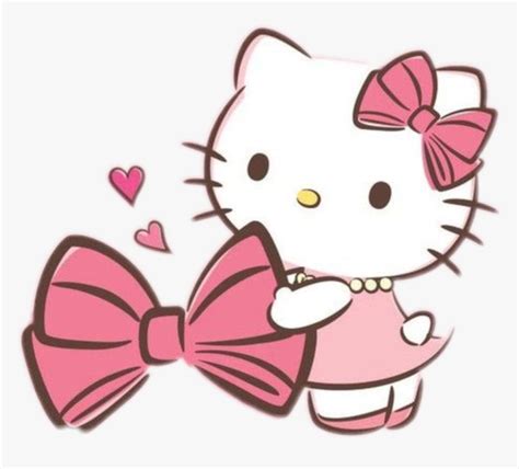 Hello Kitty Red Bow Clipart