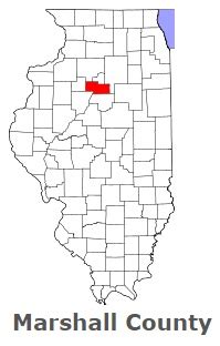 Marshall County On The Satellite Map Of Illinois 2024 Actual Satellite