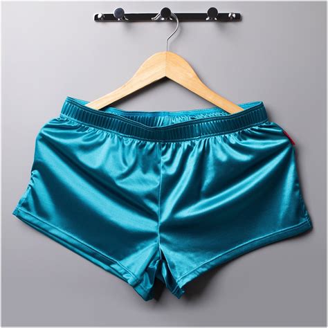 Xysaqa Men S Split Side Breathable Active Boxers Briefs Soft Sleepwear Lounge Shorts For Men