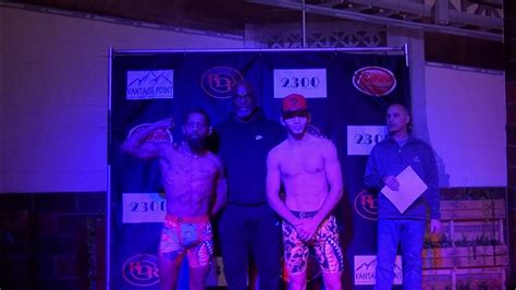 Rdr Promotions Weigh In Jesse Hart Vs David Murray Youtube