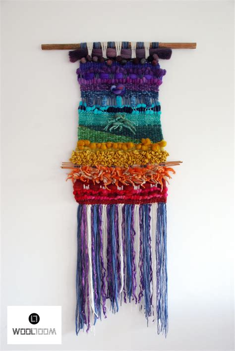 Energetic Weavings Chakras In Pure Wool To Energize Your Place Made