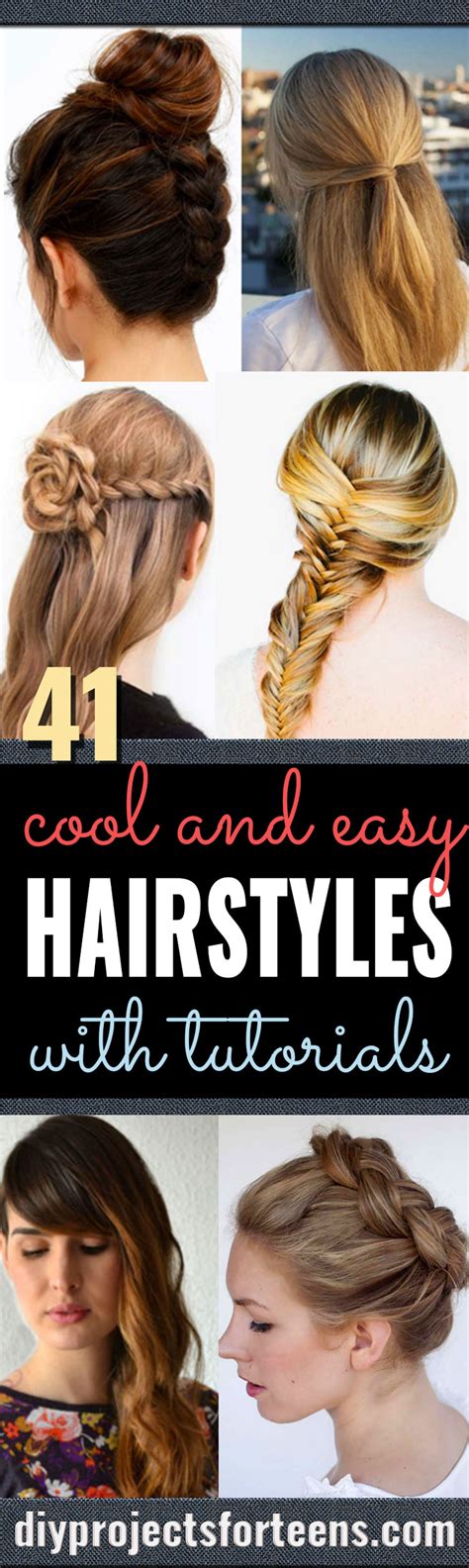 41 DIY Cool Easy Hairstyles That Real People Can Actually Do at Home!