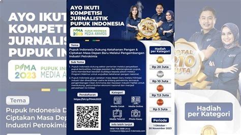 Pupuk Indonesia Kembali Luncurkan Program Kompetisi Jurnalistik Pupuk