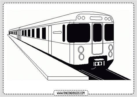 Dibujos De Trenes Para Colorear Dibujos De Trenes Y Locomotoras