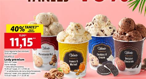 Lody Premium Mi D I Orzech W Oski Gelatelli Cena Promocje Opinie