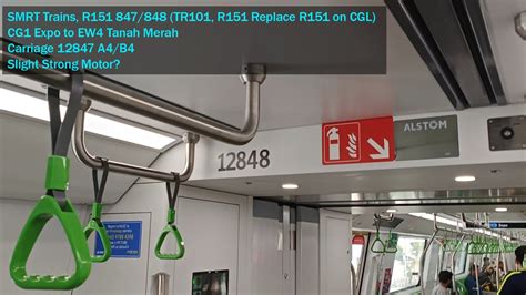 R151 Replace R151 On CGL SMRT Trains Alstom R151 847 848 Expo