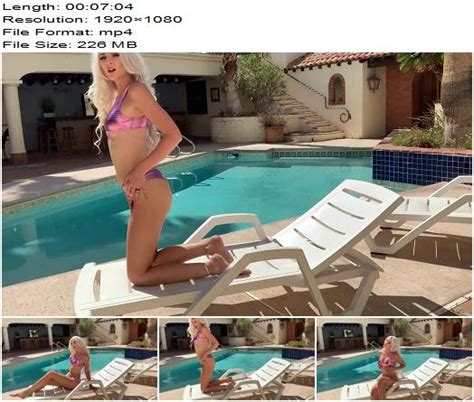 Serenity Sky Poolside Shiny Bikini Worship Instructions Femdom Pov Female Domination Club