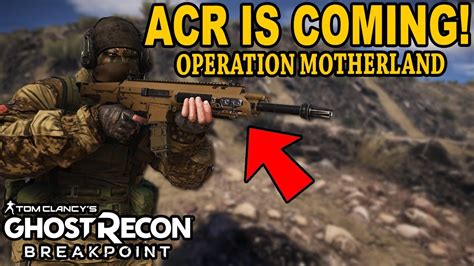 Ghost Recon Breakpoint Acr Is Coming To Marias Shop Youtube