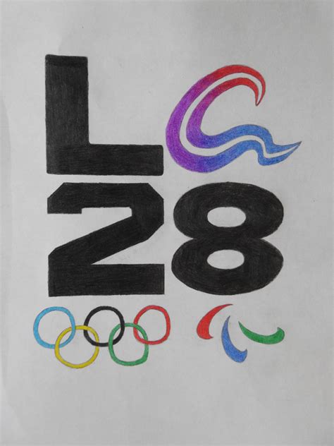 My version of the LA28 logo, featuring a different A. Hope you like it ...