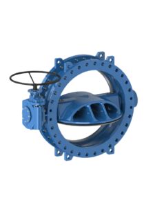 Double Eccentric Butterfly Valve Electric Actuated Blucast