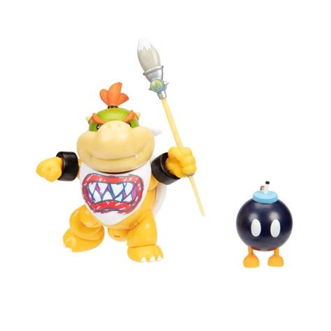 Figura Mario Bros Bowser De Pulgadas Con Accesorios Walmart