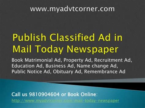 Ppt Hurry Up Book Your Newspaper Advertisement In Deccan Herald To