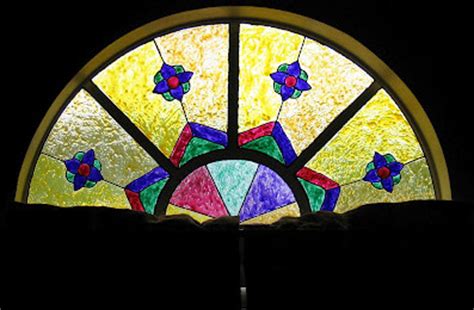 Faux Stained Glass Window