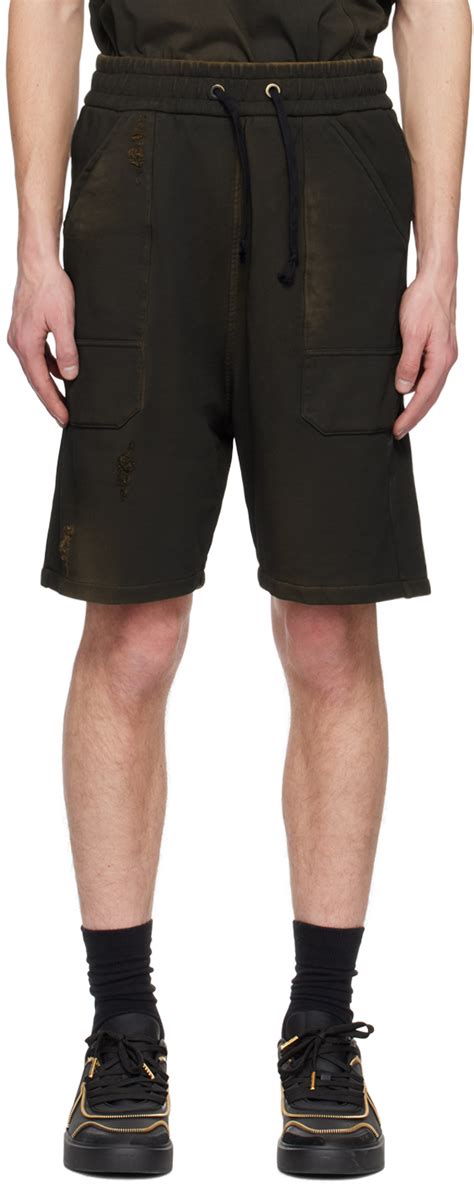 Balmain Short Noir Effet Us Ssense France