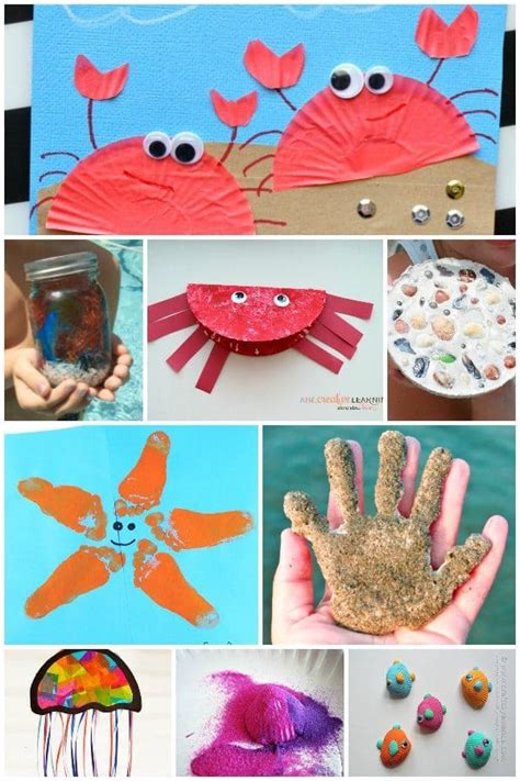 Fun Beach and Under the Sea Themed Summer Crafts for Kids!