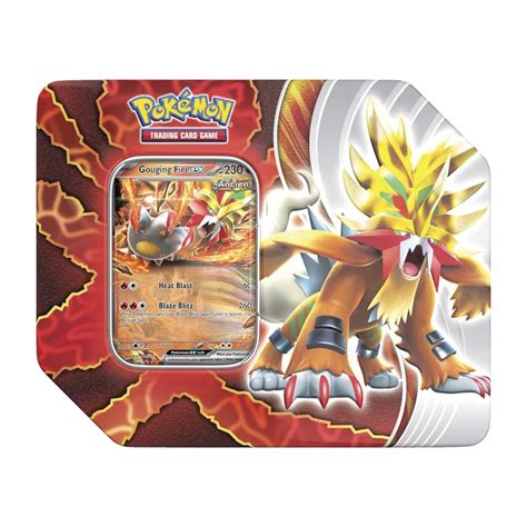 Pokémon TCG Paradox Destinies Tin Gouging Fire ex Pokémon Center