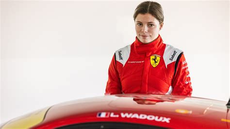 WEC Wadoux Becomes Ferraris First Ever Female Works Driver Wyndham