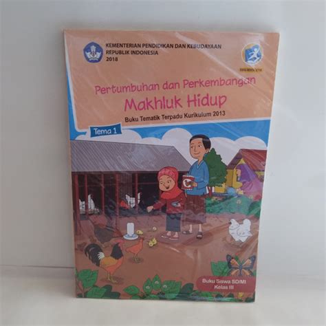 Jual Buku Tematik Terpadu Sd Mi Kelas Iii Thema Makhluk Hidup Kab