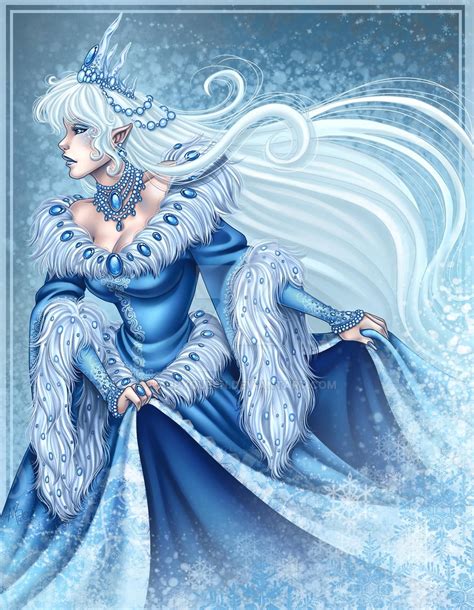 Snow Queen By Harpyqueen On Deviantart Иллюстрации снежной королевы