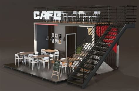 Desain Cafe Mini Pinggir Jalan