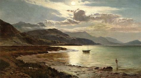 Sidney Richard Percy A Highland Loch Landscape Paintings Landscape