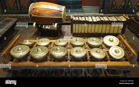 Gamelan Is Traditional Music Instrument In Java Javanese Indonesia