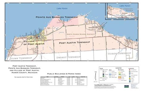 Huron County Michigan Complete Township Maps Map By Donald Dale Milne Avenza Maps