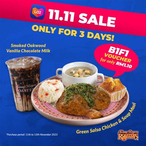 Kenny Rogers ROASTERS Lazada 11 11 Sale 2023 Get Extra Low Prices And