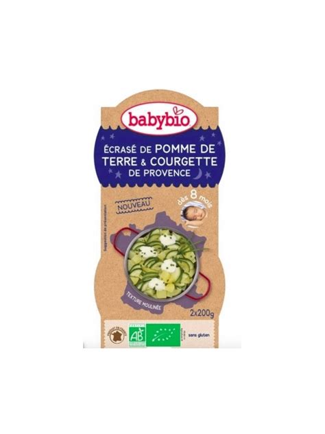 Ecrasé de Pomme de Terre et Courgette BABYBIO