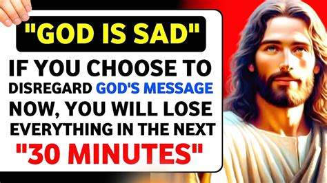 🛑if You Choose To Disregard Gods Message Now You Will Lose Everything