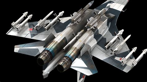 Sukhoi su-35 modeled 3D model - TurboSquid 1331298