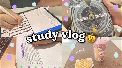 study vlog unboxing livros anotações no ipad provas YouTube