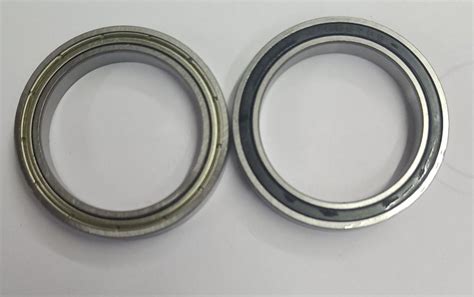 Chrome Steel 6807 ZZ 2RS Radial Deep Groove Ball Bearing For