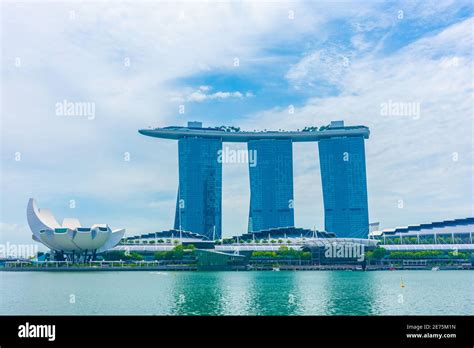 Singapore 3 October 2019 The Modern Marina Bay Sands Hotel Stock