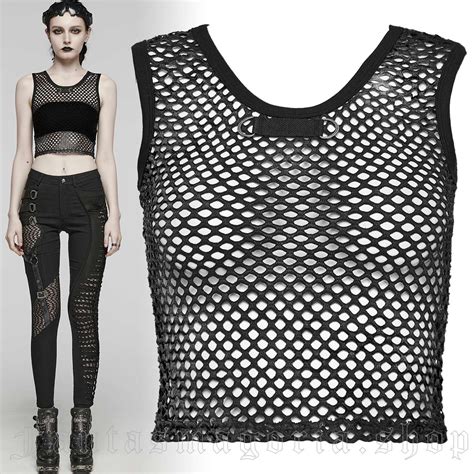 Cosmic Dust Mesh Crop Top