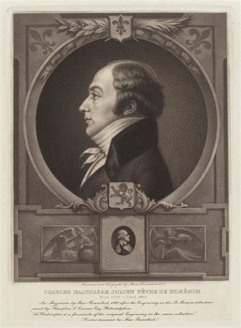 Charles Balthazar Julien Fevret De Saint Memin Drawing By Max Rosenthal